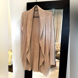 Barefoot Dreams Cardigan- Tan - MED